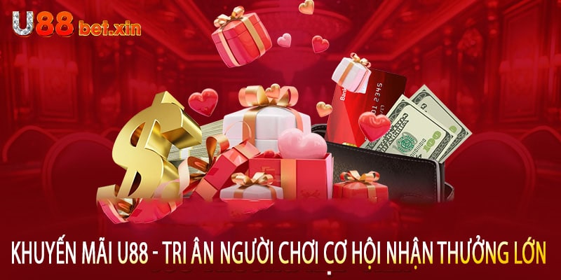 Khuyến Mãi U88 - Tri Ân Người Chơi Cơ Hội Nhận Thưởng Lớn