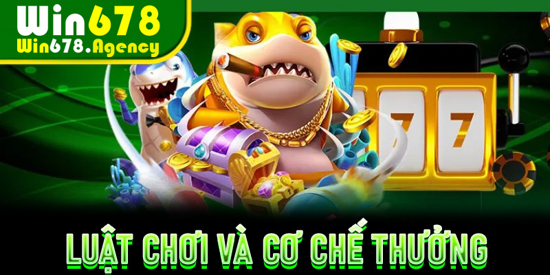 Luật chơi và cơ chế thưởng tại Bắn Cá Rùa Xanh Win678
